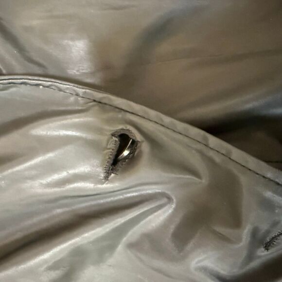 Vintage Rampage Black Faux Leather Blazer Jacket  Small Raincoat - Picture 8 of 8